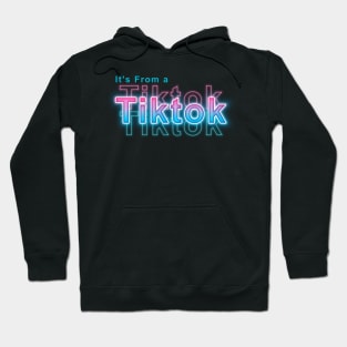 It's from a Tiktok Hoodie